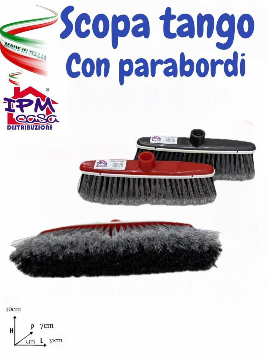 IPM SCOPA TANGO NERO/GRIGIO PLASTICA
