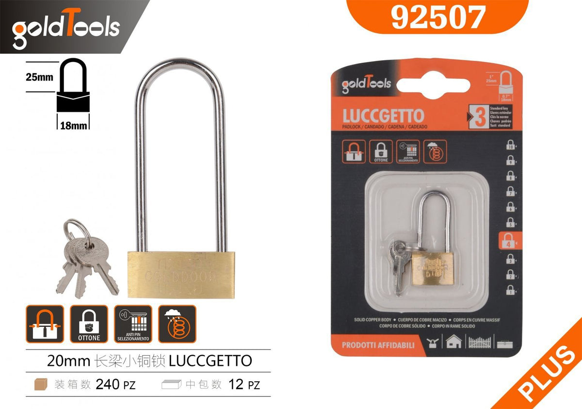 Lucchetto ad arco lungo