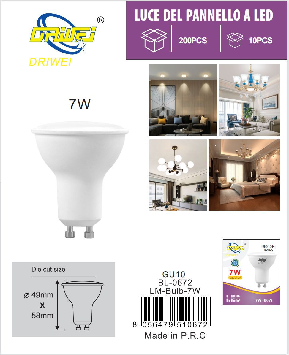 Lampadina LED — 7 W, GU10