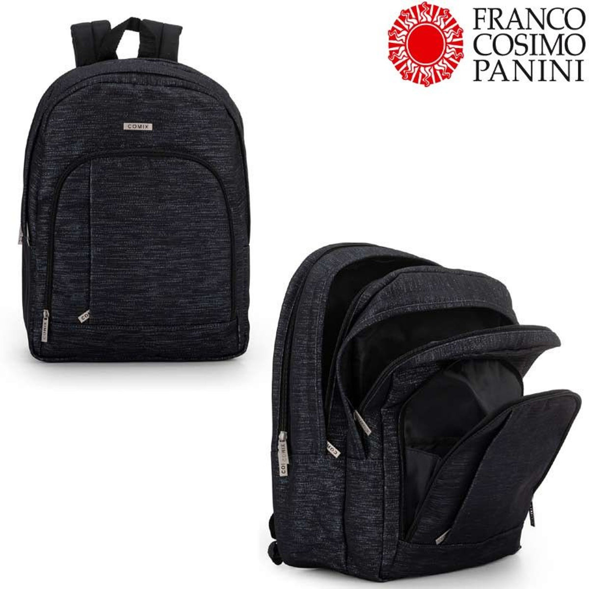 Zaino scuola – ZAINO ORG LUREX NERO COMIX 74117LN