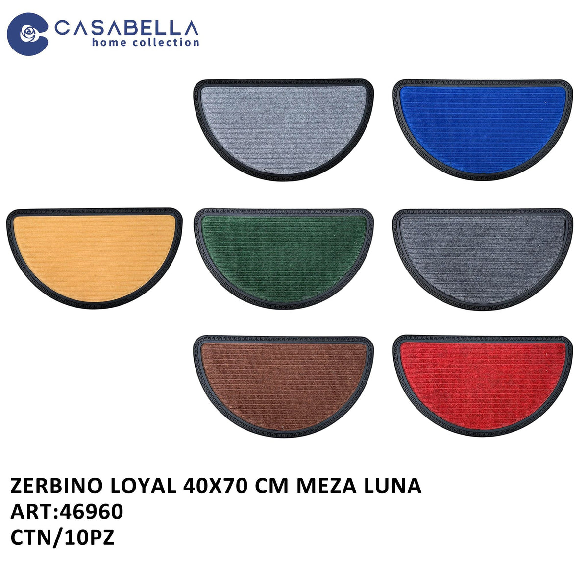 Zerbino Loyal 40X70 Cm Meza Luna