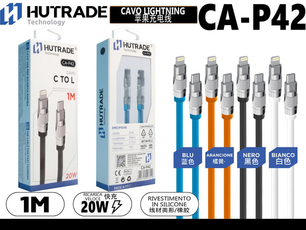 CA-P42 CAVO TYPE-C/LIGHTNING 1 METRO 20W