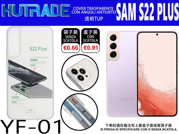 COVER TRASPARENTE S22 PLUS – YF01 011536