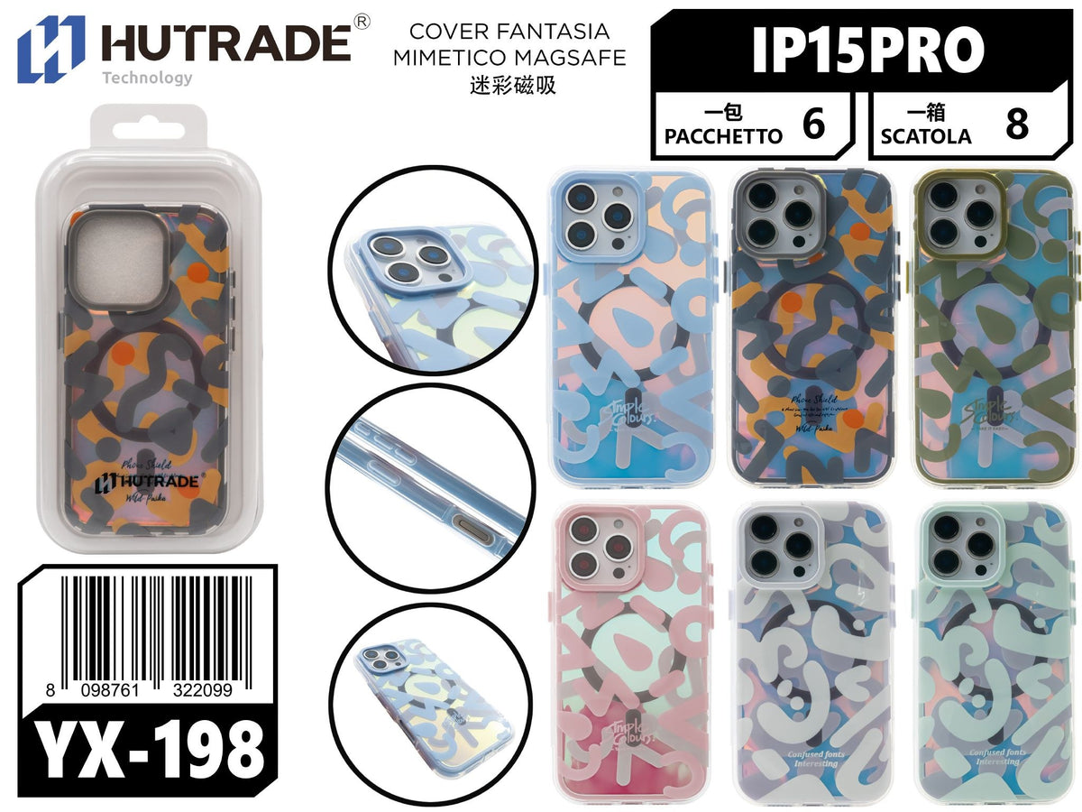 YX-198 COVER FANTASIA MIMETICO MAGSAFE IP15 PRO