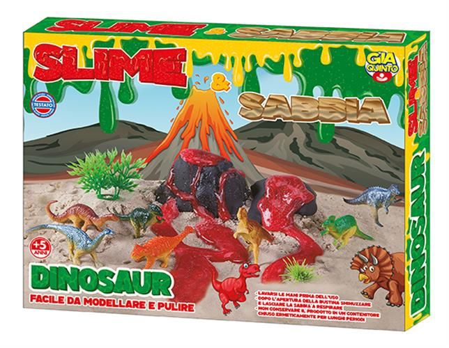 Kit Slime e Sabbia Dinosauri GiaQuinto GV1939
