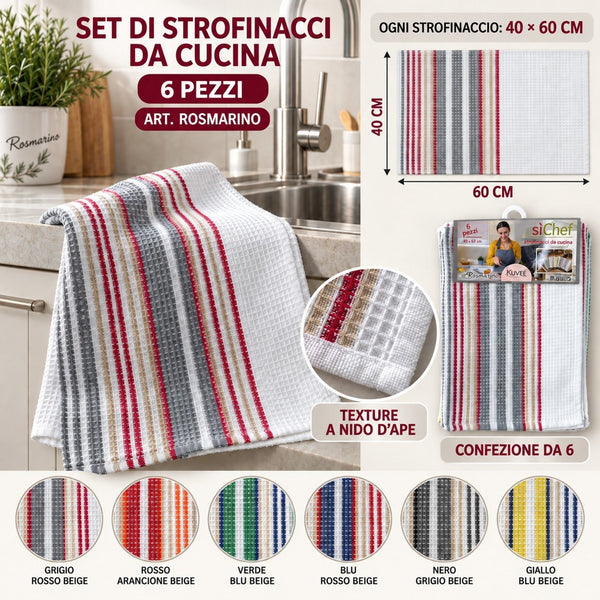 Strofinacci 6PZ 40X60