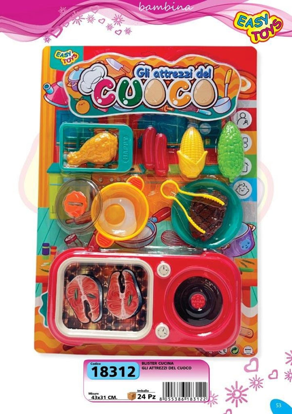 Set attrezzi del cuoco giocattolo EA18312