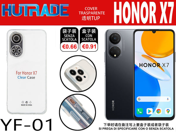 COVER TRASPARENTE HONOR X7 – YF01 011751