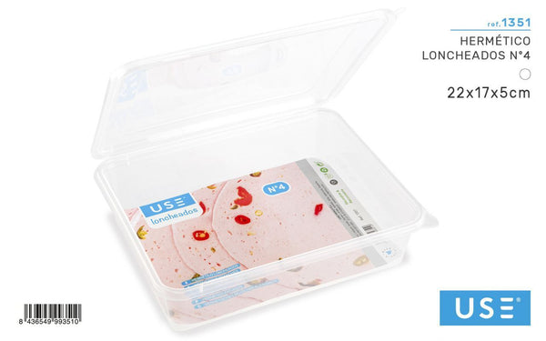 USE CONTENITORE PLASTICA N4 22X17X5CM
