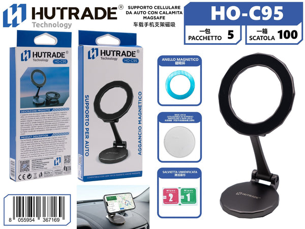 HO-C95 SUPPORTO CELLULARE DA AUTO A CALAMITA MAGSAFE