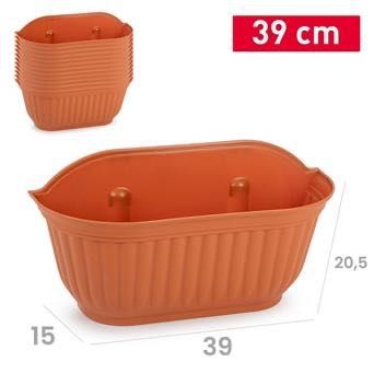 FIORERA DA PARETE 39CM 39X14.5X20.5CM PLASTICA