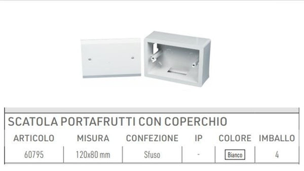Scatola portafrutticoperchio