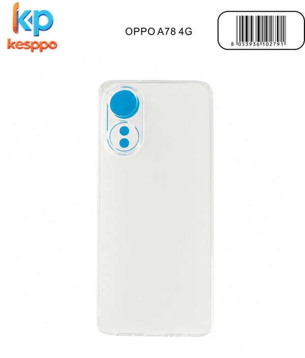Custodia per OPPO A78 4G – trasparente, in silicone