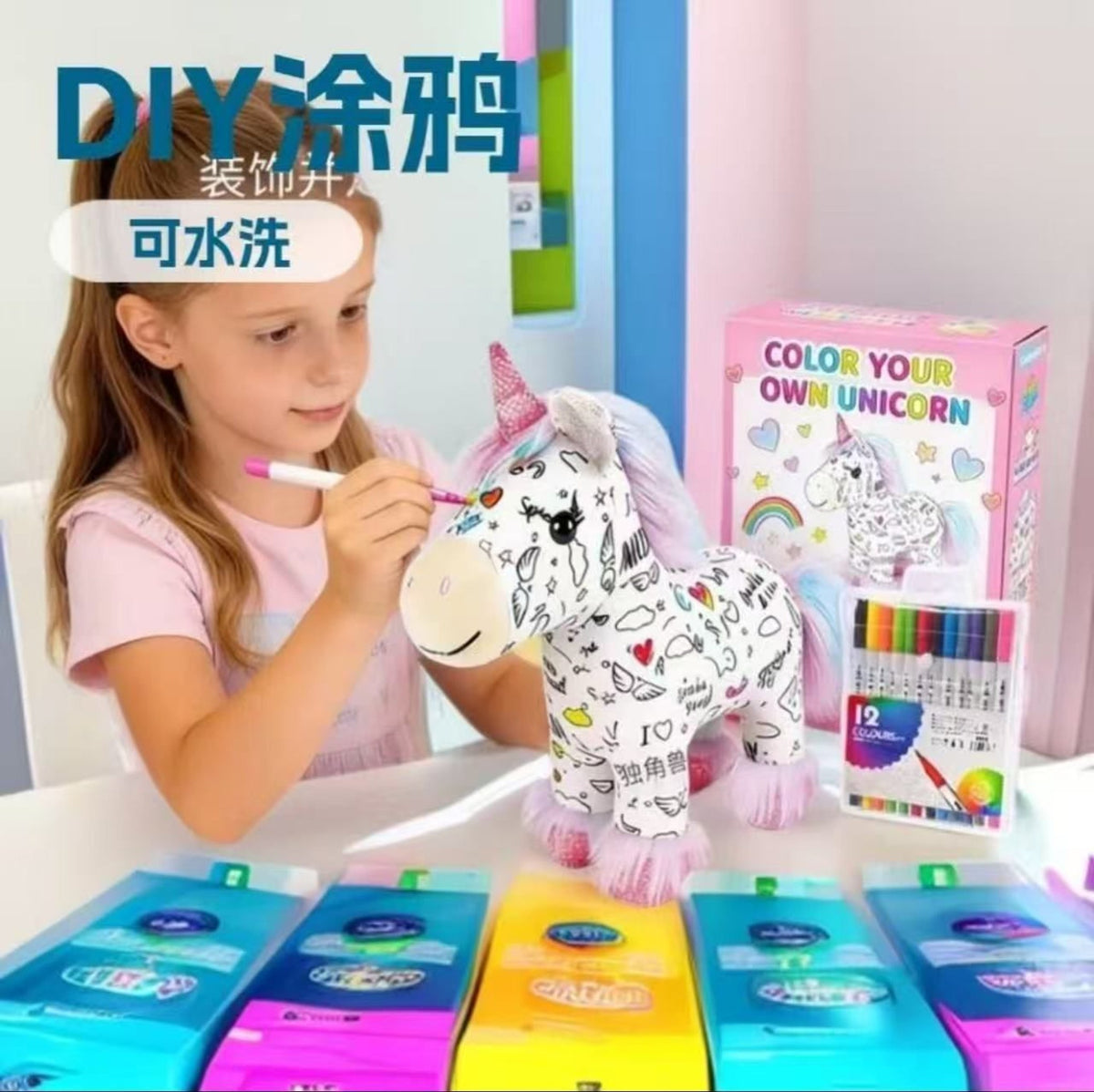 Kit creativo con unicorno