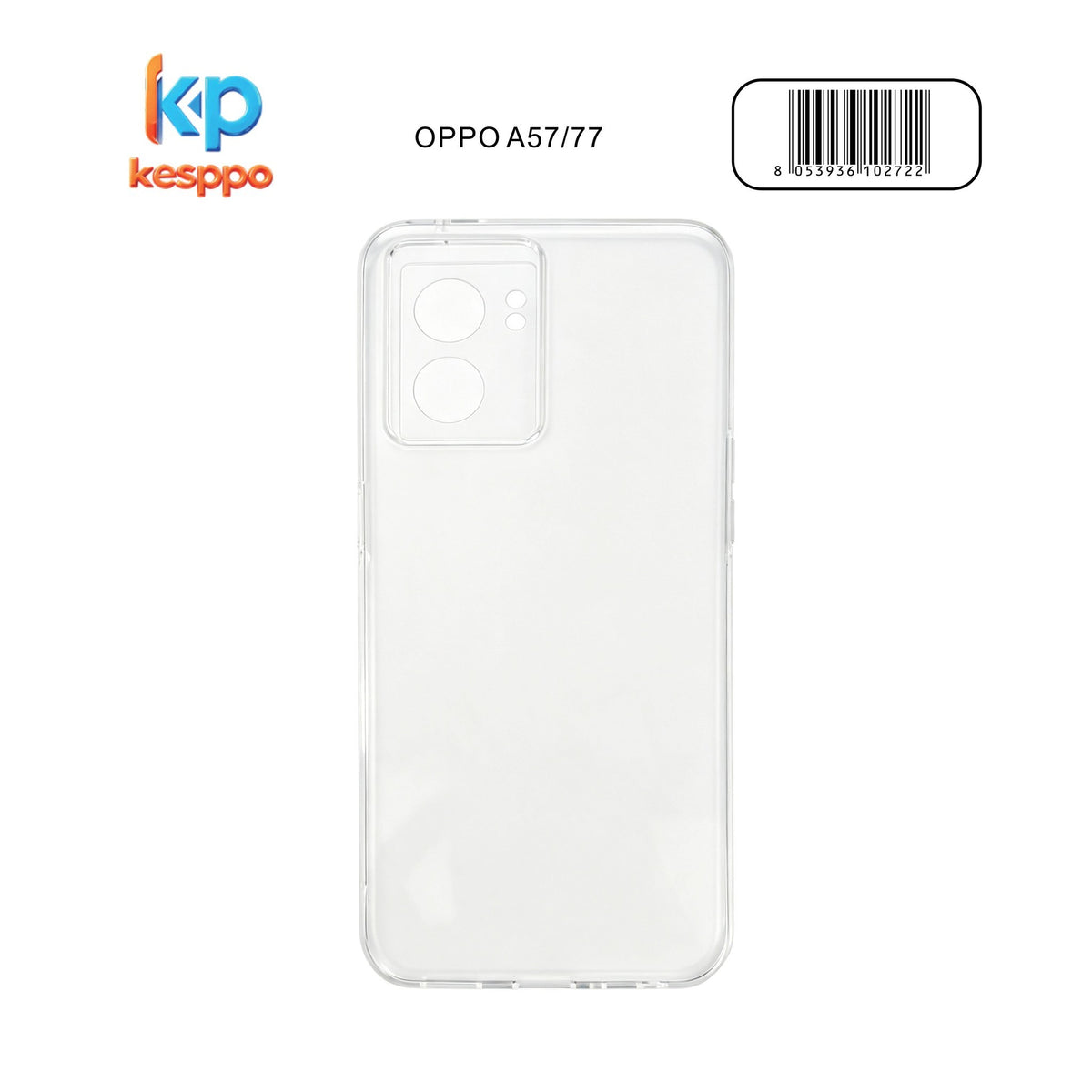 Custodia per OPPO A57 / A77 – trasparente, in silicone