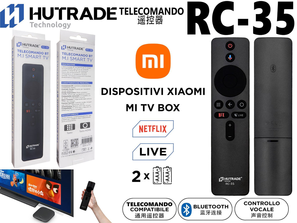 RC-35 TELECOMANDO COMPATIBILE PER MI SMART TV VER 2