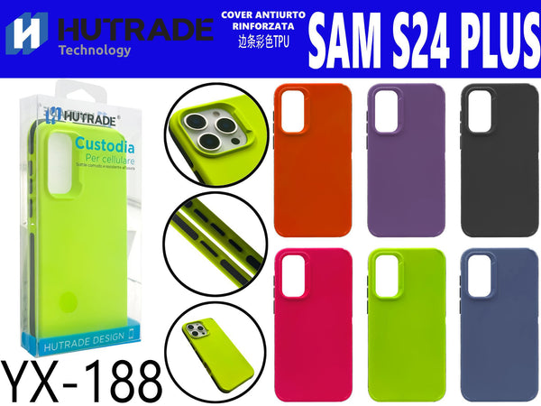 YX-188 COVER COLORATA BICOLORE AI LATI SAM S24 PLUS