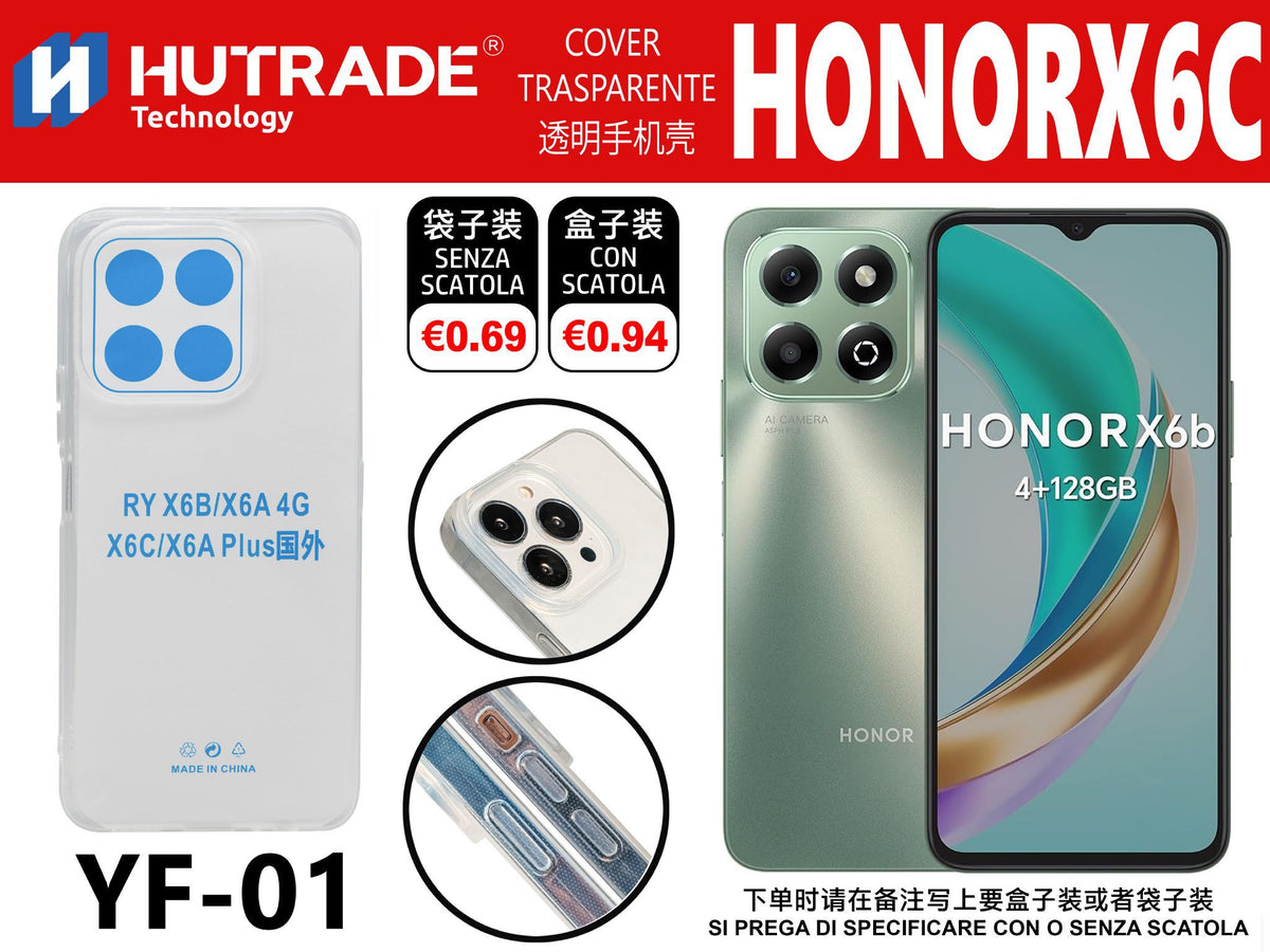 COVER TRASPARENTE HONOR X6C – YF01 011967