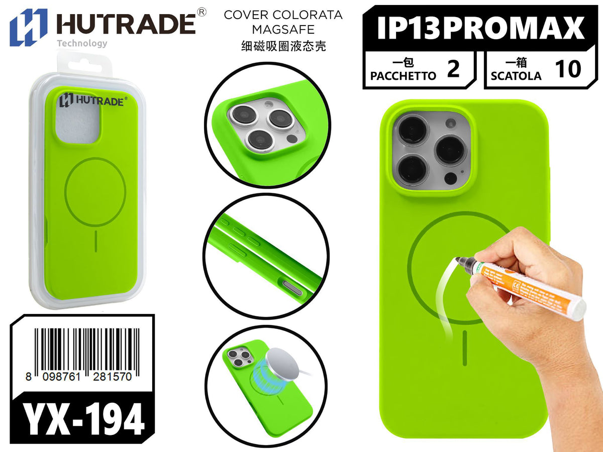 YX-194 COVER COLORATA MAGSAFE IP13 PRO MAX GIADA