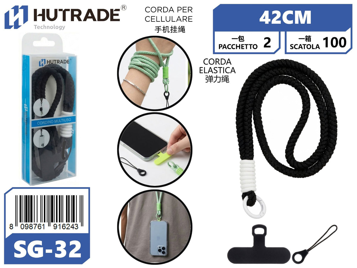 SG-32 CORDA PER CELLULARE COLORATA 42CM