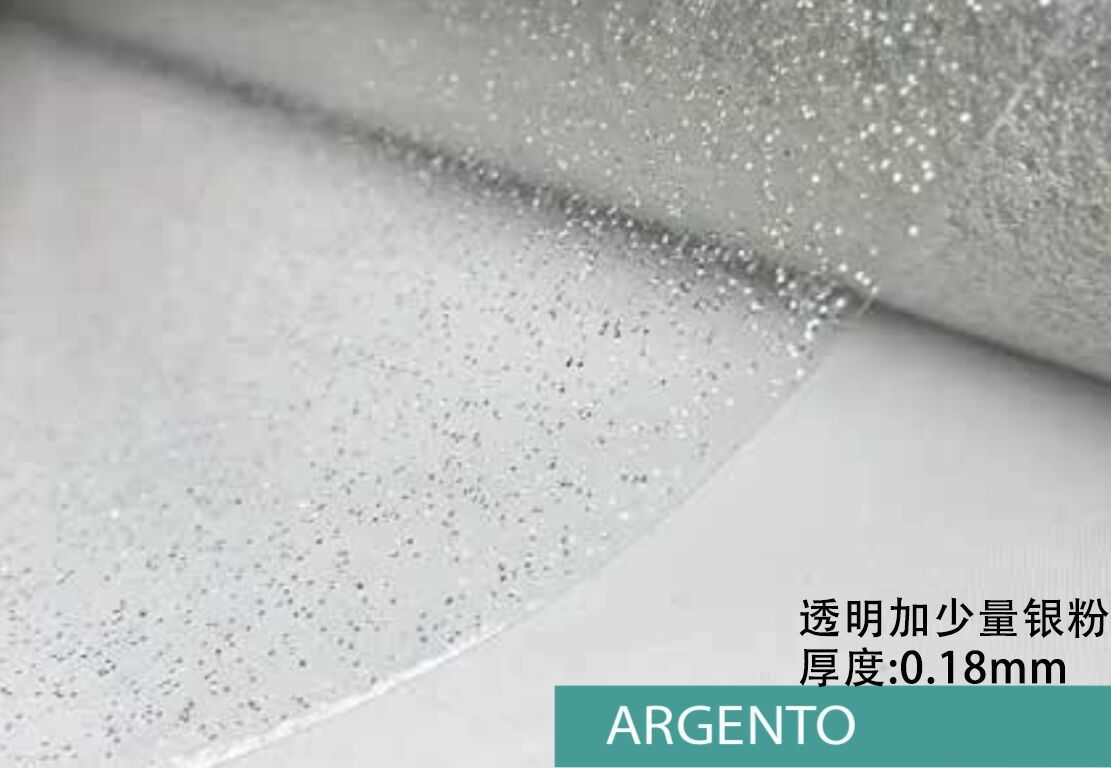 Rotolo Tovaglia Trasparente Brinllante Argento 1.37X30M