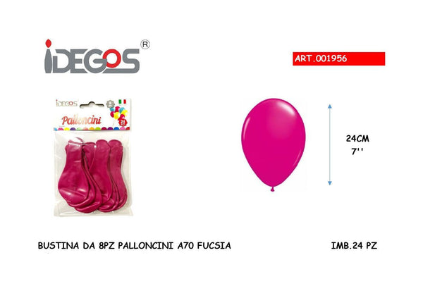 Palloncini A70, 8 pezzi
