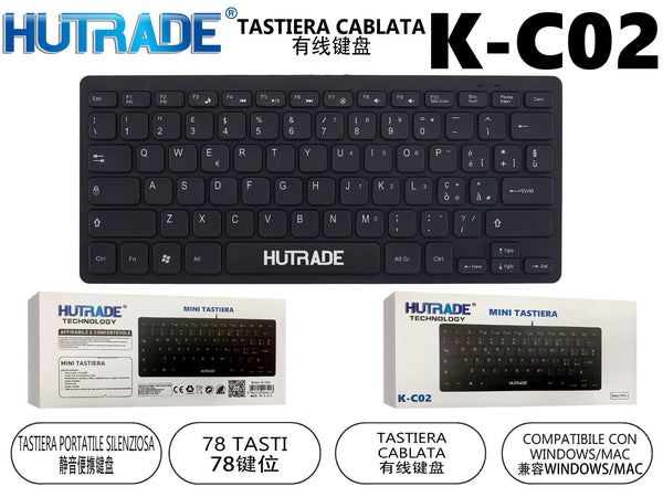 K-C02 TASTIERA CON FILO