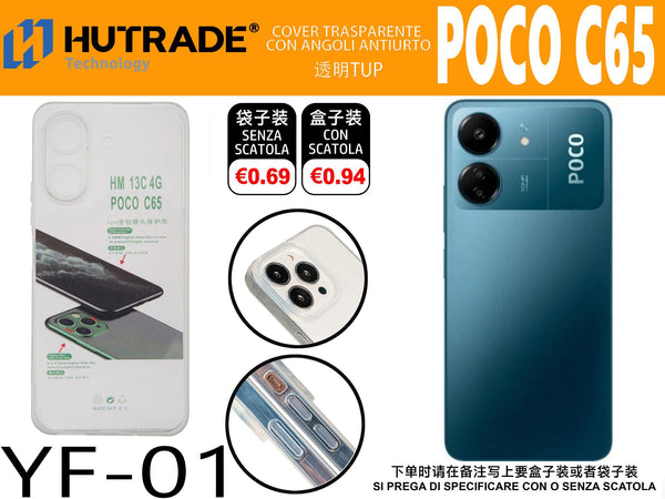 COVER TRASPARENTE POCO C65 – YF01 011866