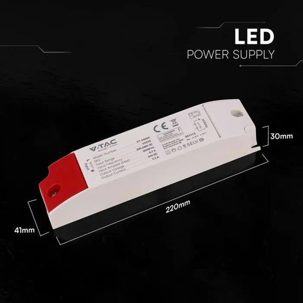 Alimentatore LED V-TAC 60 W 24 V IP44