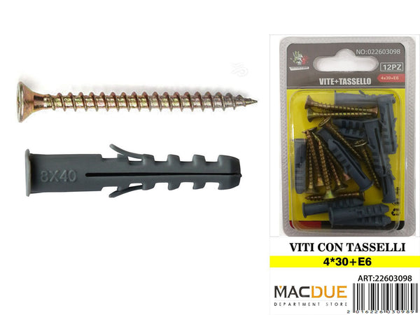 VITI CON TASSELLI