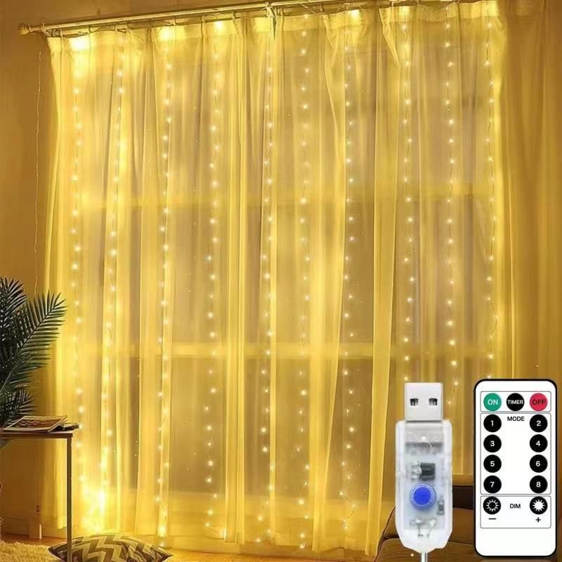 Catena luminosa decorativa natalizia