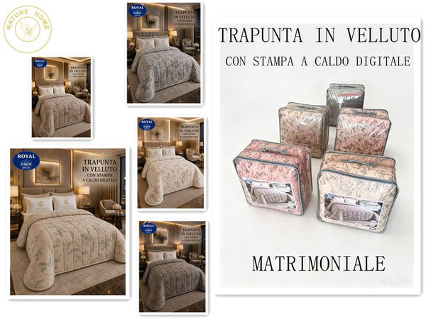 TRAPUNTA IN VELLUTO DIVINA 2POSTI ROYAL