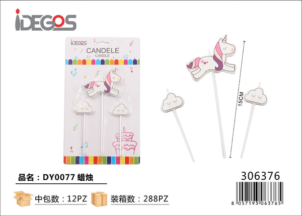 Candele unicorno