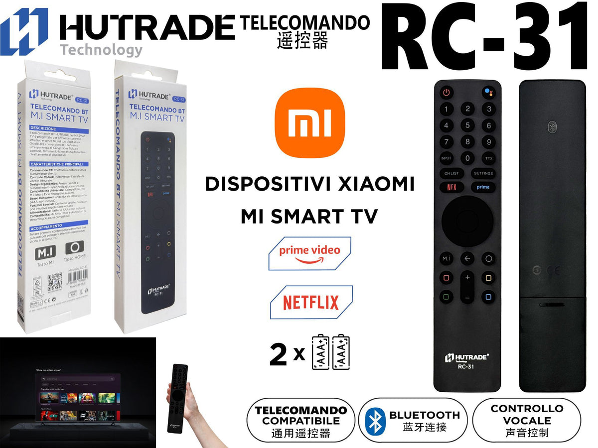 RC-31 TELECOMANDO COMPATIBILE PER MI SMART TV VER 4