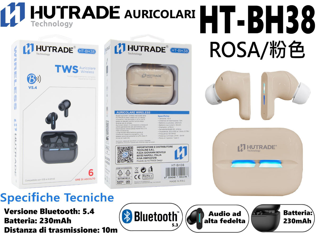 HT-BH38 AURICOLARE BLUETOOTH