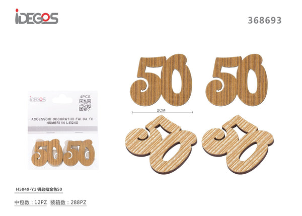 Decorazione numerica in legno H5049-Y1