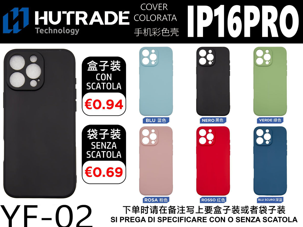 COVER COLORATA TPU IP16PRO – YF02 006868