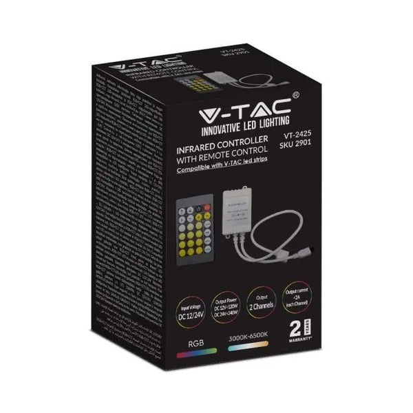 Controller V-TAC CCT con telecomando IR a 24 tasti