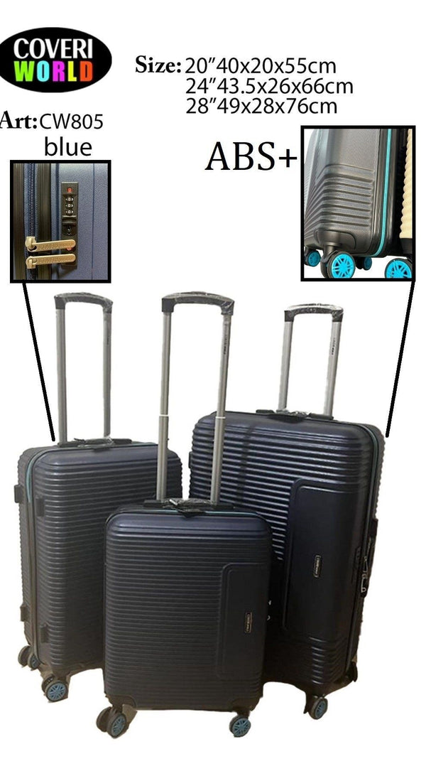 Set di 3 trolley rigidi Coveri World CW805