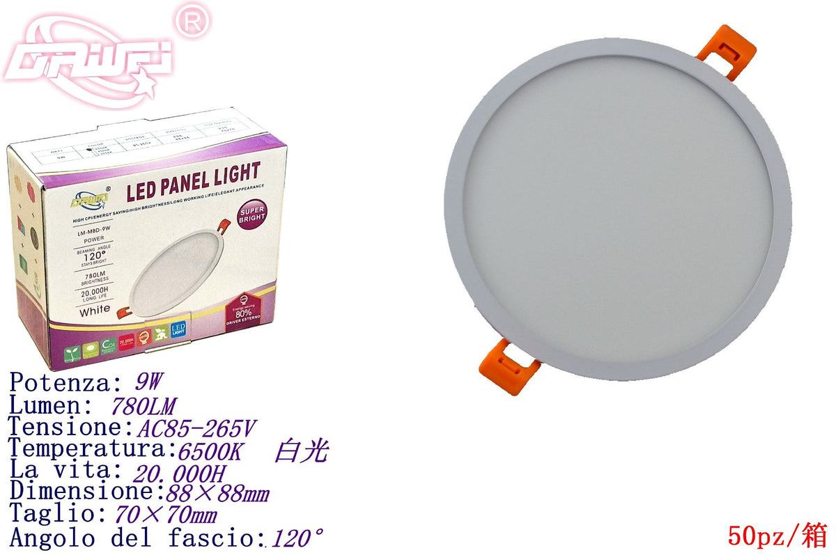 Pannello luminoso — 9 W