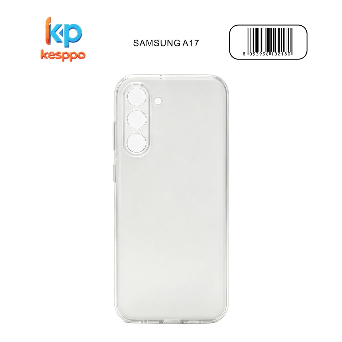 Custodia per Samsung Galaxy A17 – trasparente, in silicone