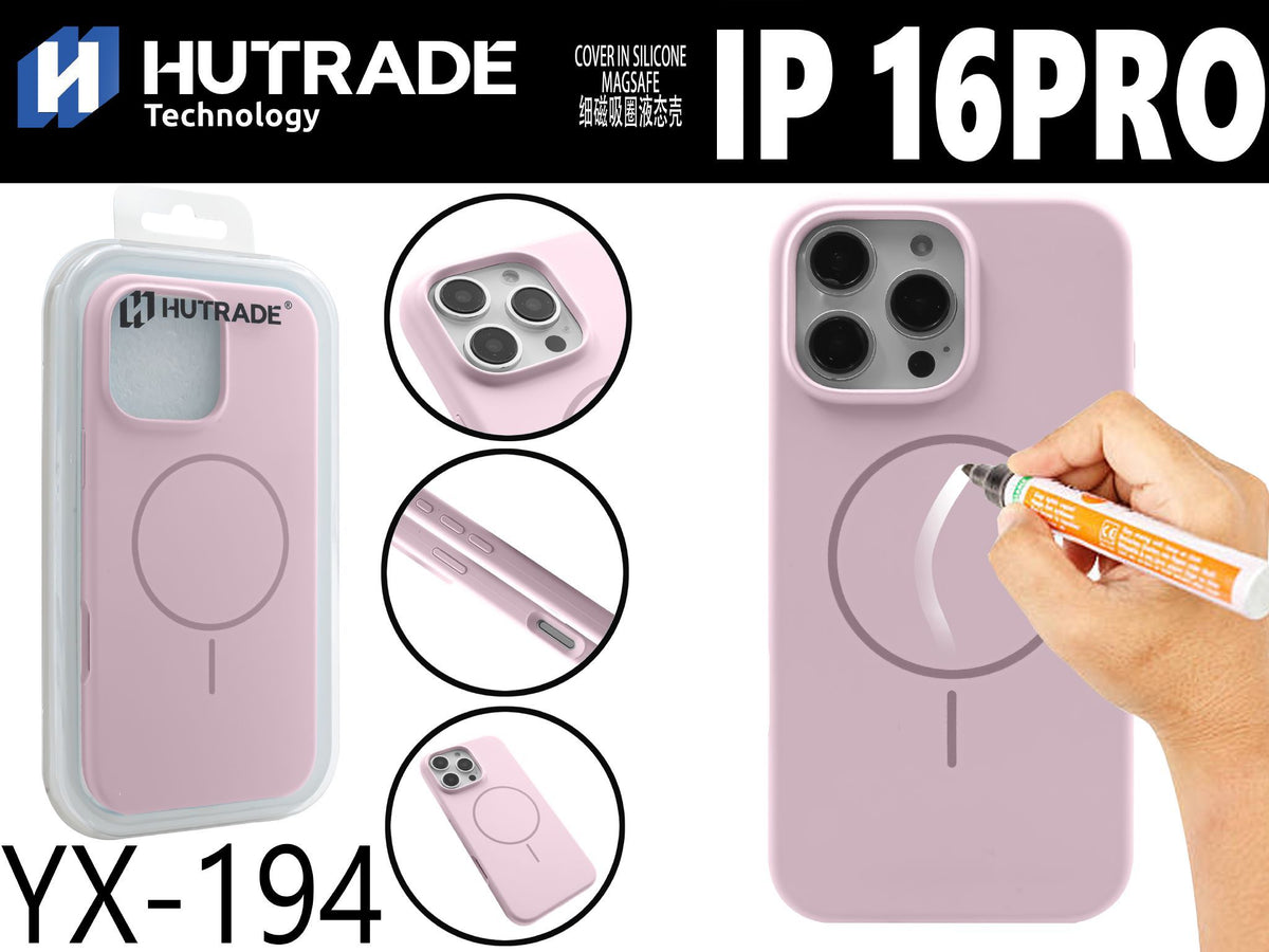 YX-194 COVER COLORATA MAGSAFE IP16 PRO ROSA