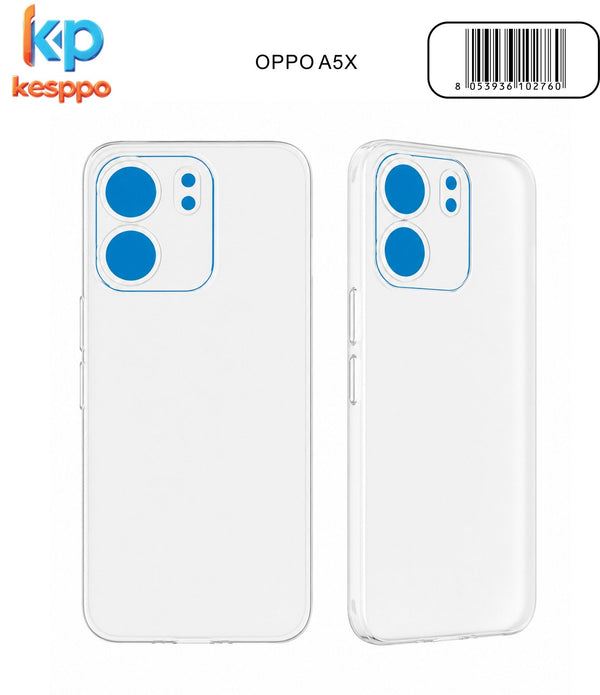 Custodia per OPPO A5X – trasparente, in silicone