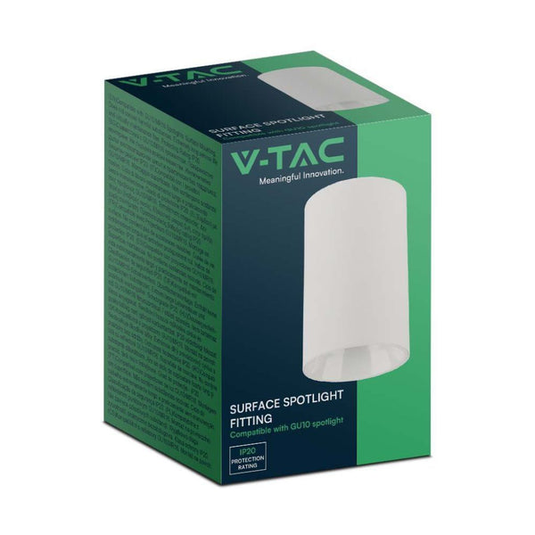 Portafaretto V-TAC GU10 da soffitto bianco