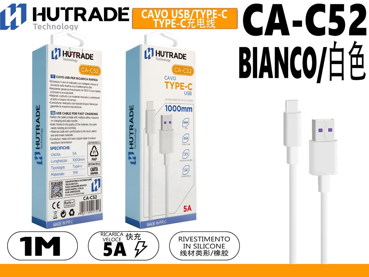 CA-C52 CAVO TYPE-C 1 METRO 5A