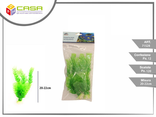 Piante decorative verdi per acquario, 2 pezzi