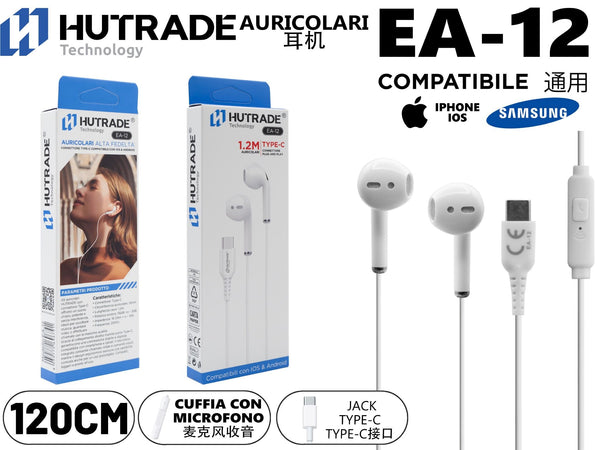 EA-12 AURICOLARE ATTACCO TYPE-C