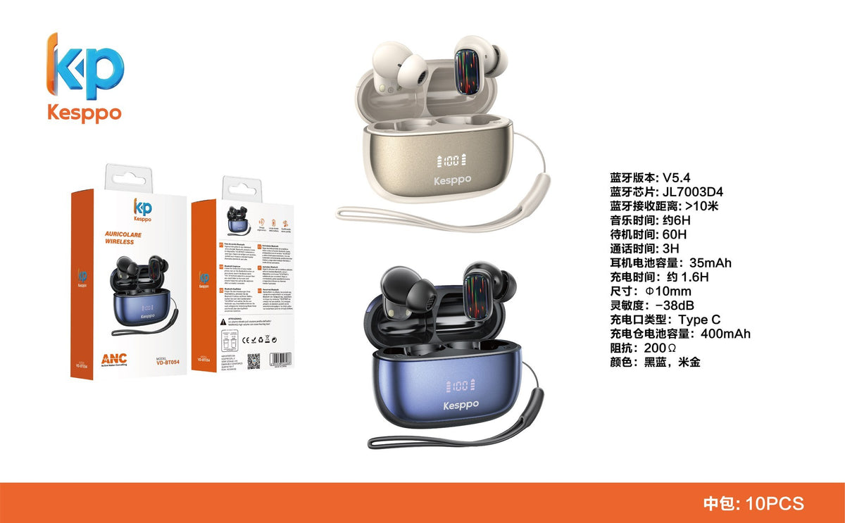 Auricolari VD-BT054 wireless cancellazione rumore
