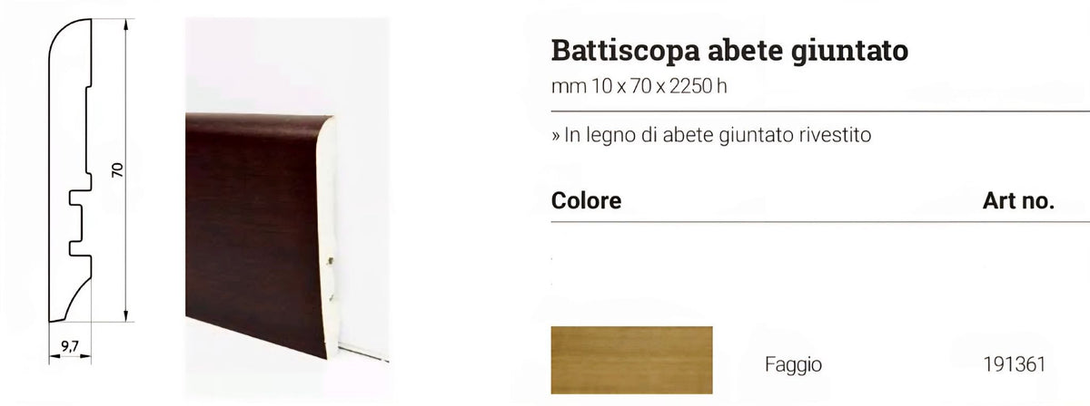 Pannelli e profili decorativi