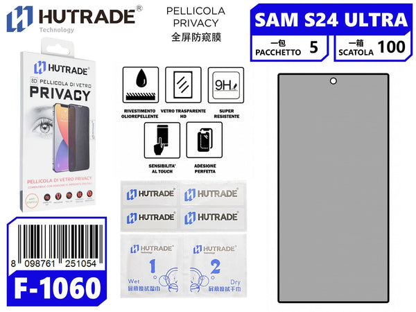 PELLICOLA DI VETRO PRIVACY SAM S24ULTRA